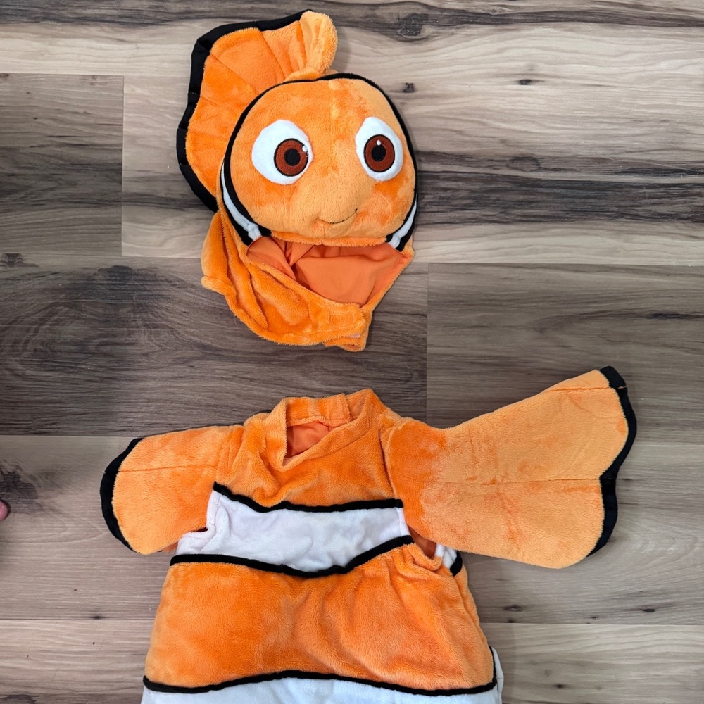 Disney Orange Clownfish Plush Kids Halloween Costume